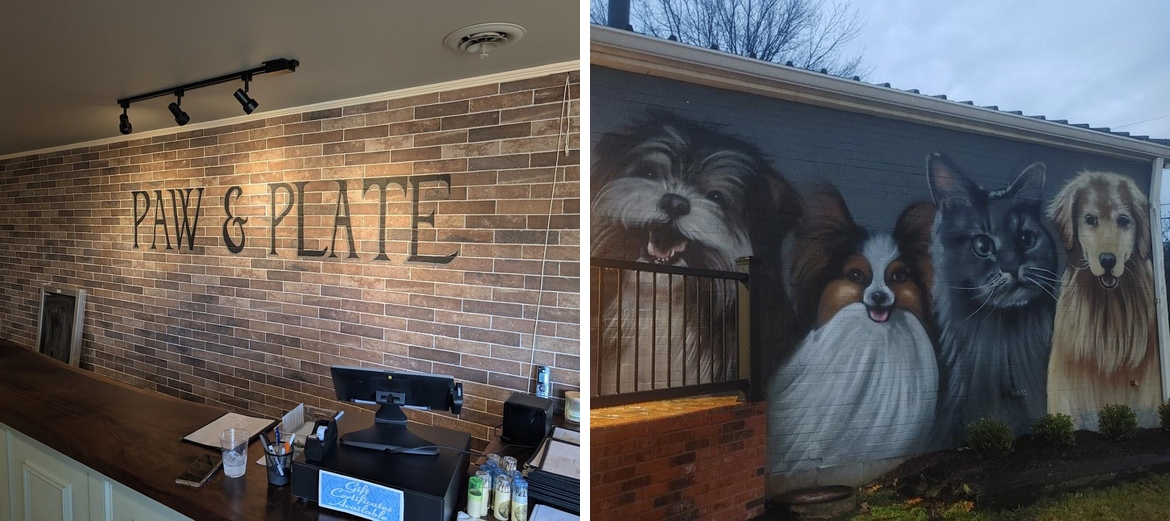 Paw and Plate Menu
