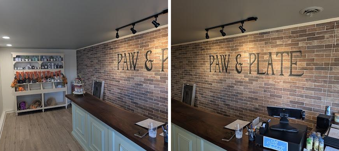 Paw and Plate Menu