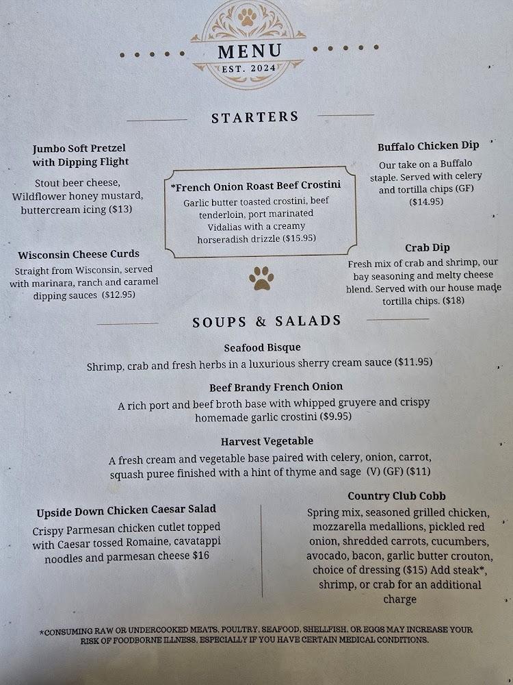 Paw and Plate Menu image 3